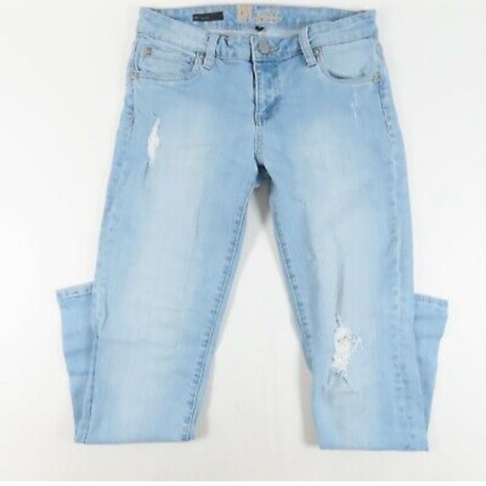 Kut From The Kloth Womens Jeans Size 4 Katy Boyfriend Light Wash Blue Denim